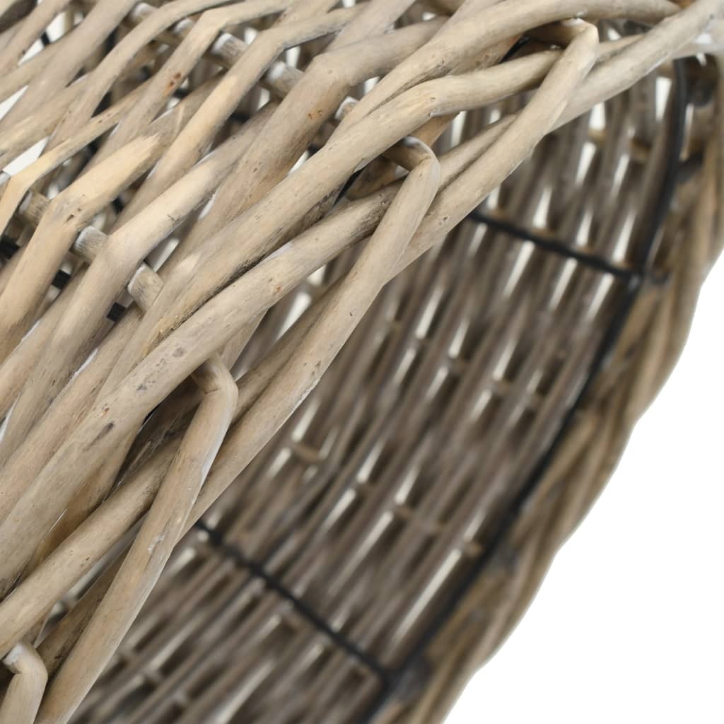 Lamp Shade Wicker 38x23 cm Natural